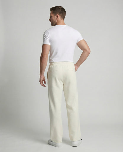 Pantaloni Jogging Uomo Tessuto Morbido Vestibilità Ampia
