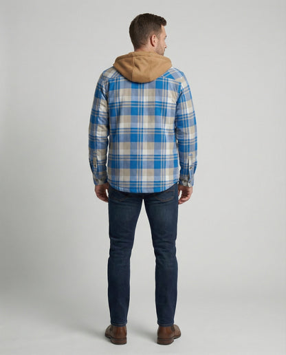 Giacca Uomo Imbottita Stile Boscaiolo