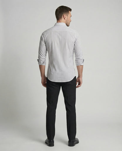 Camicia Uomo Slim Fit a Righe