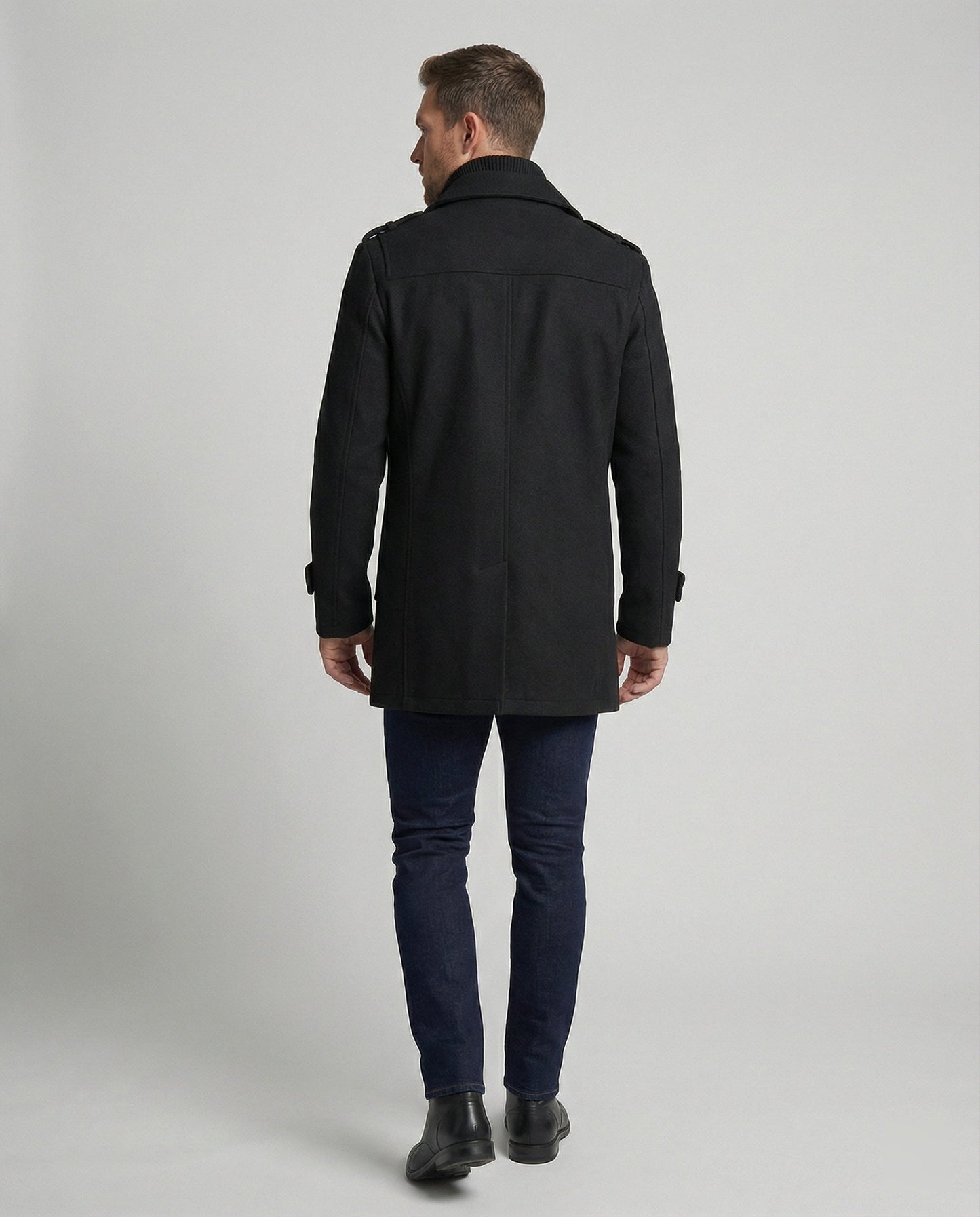 Cappotto Uomo Due Pezzi Caldo