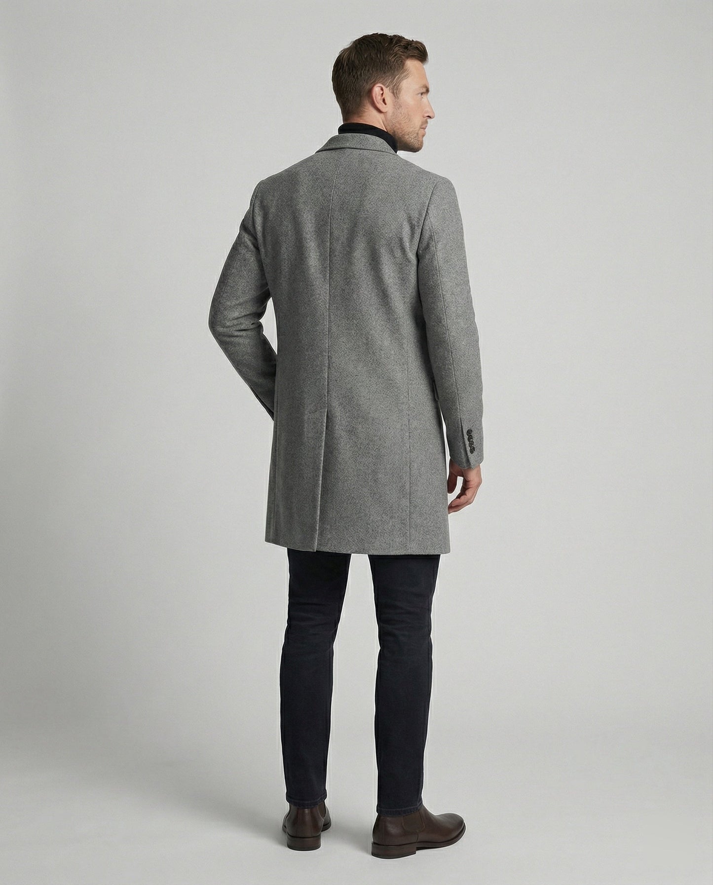 Cappotto Uomo Invernale con Rever Classico