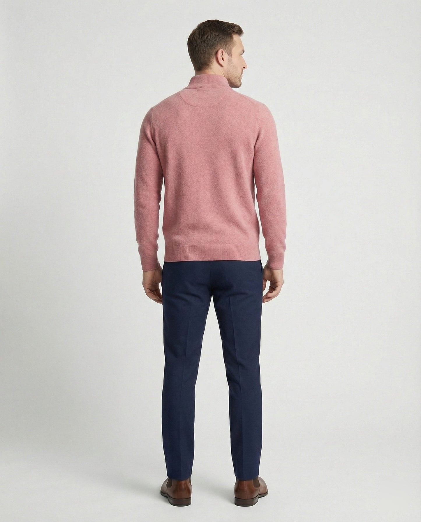 Maglione Uomo in Lana Merino Scollo a V Elegante