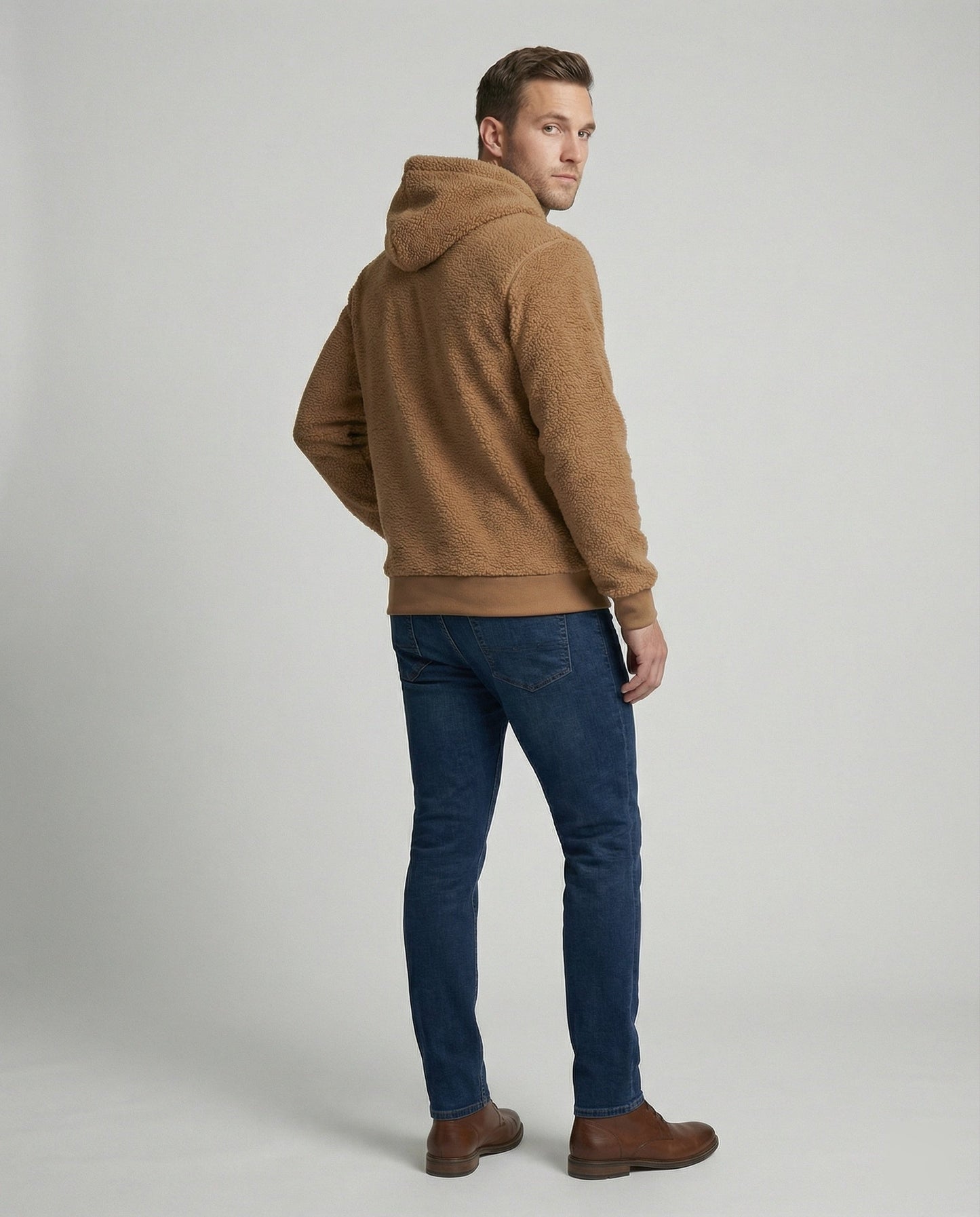 Maglione Uomo in Tessuto Teddy Morbido