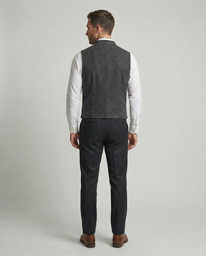 Gilet Uomo Trachten Classico Vestibilità Regolare