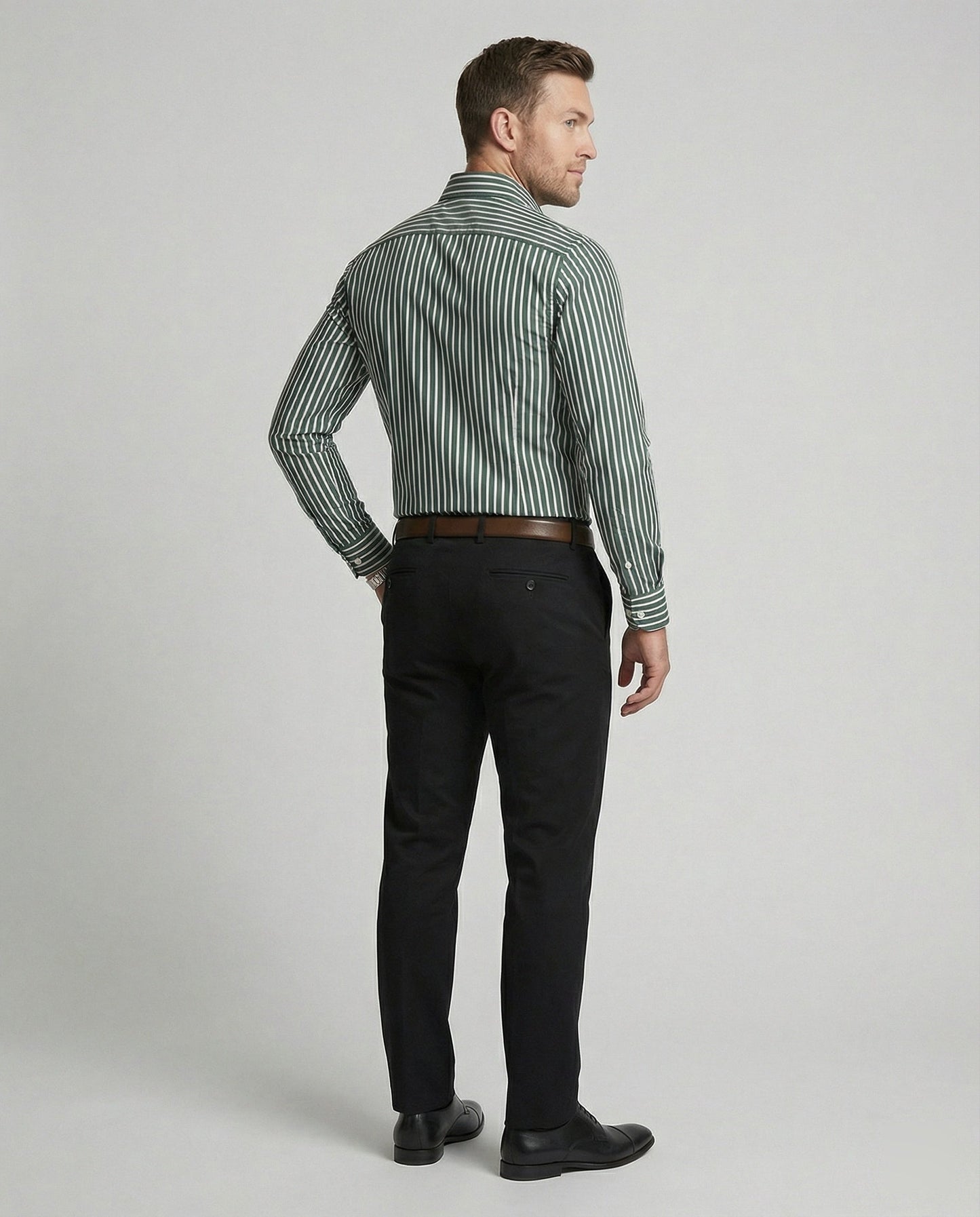Camicia Uomo Business Cotone Collo Kent Regular Fit
