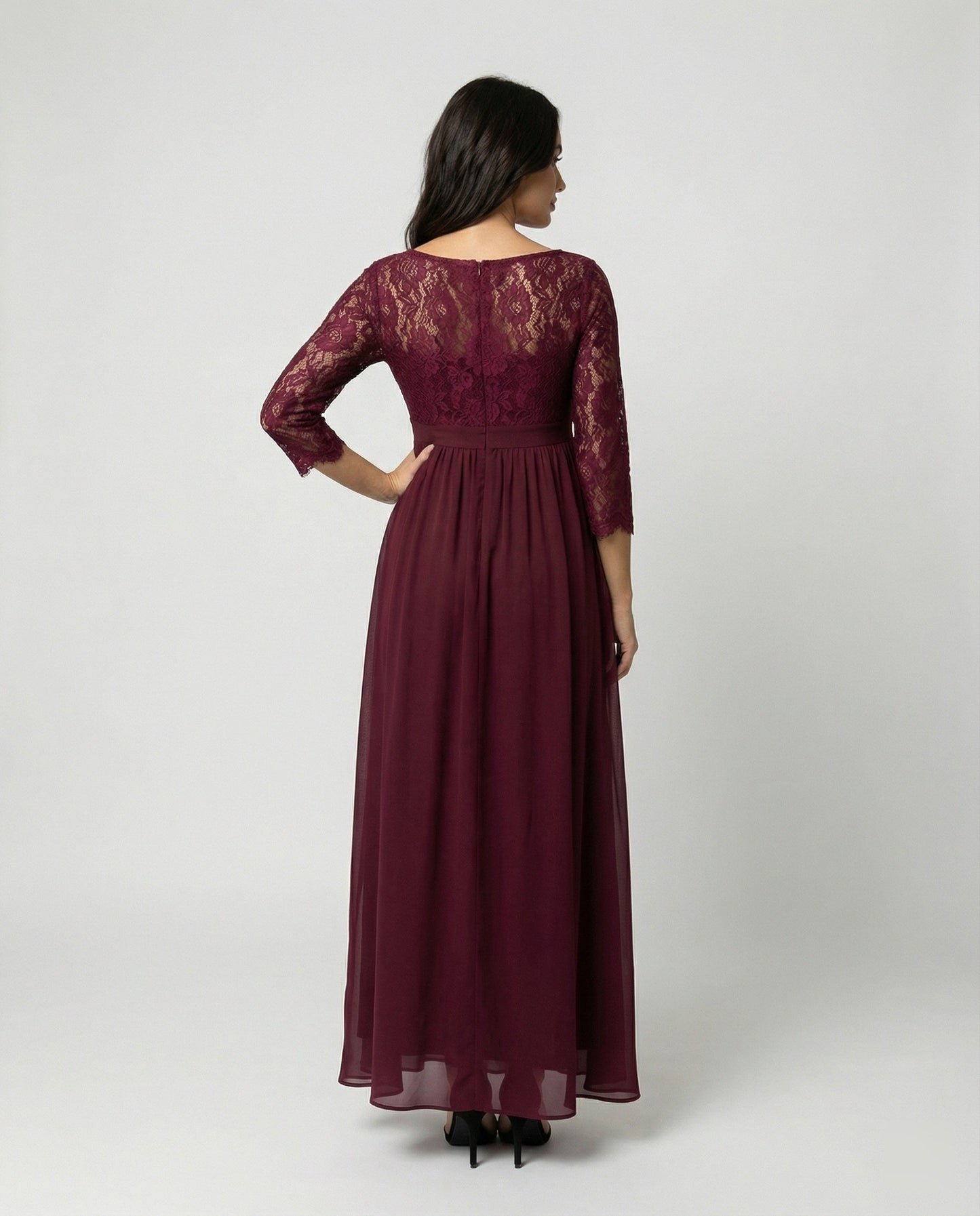 Abito Elegante Premaman Donna Svasato