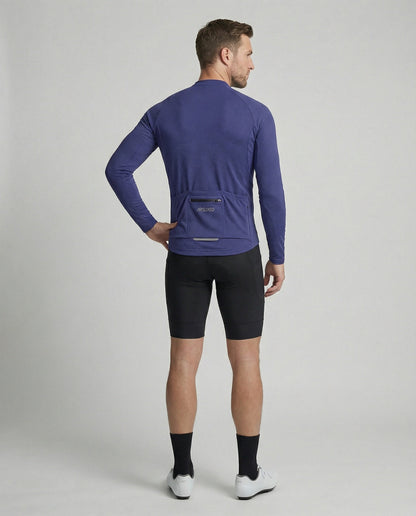 Maglia Ciclismo Uomo Manica Lunga con Tasche Posteriori - Brentozzi