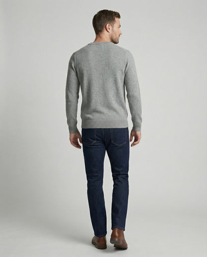 Maglione Uomo Cotone Scollo a V