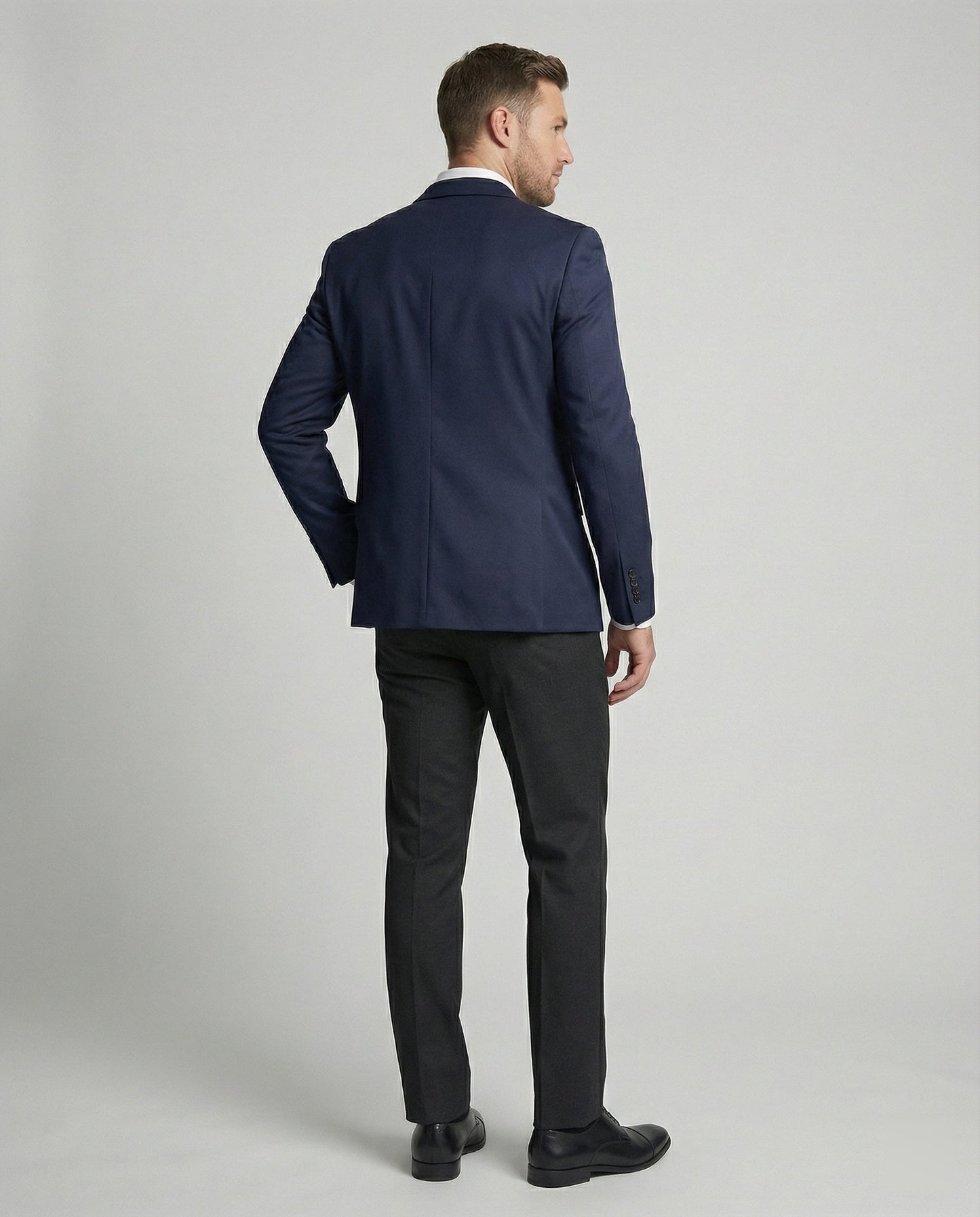 Giacca Uomo Satinata Elegante Slim Fit