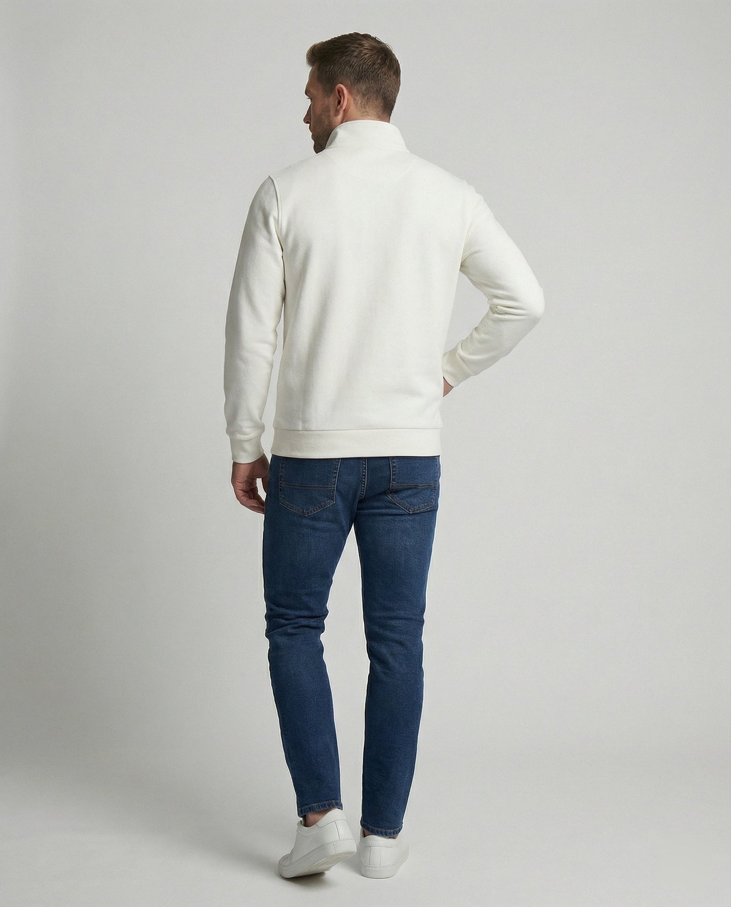 Maglione Unisex in Pile Morbido Vestibilità Classica