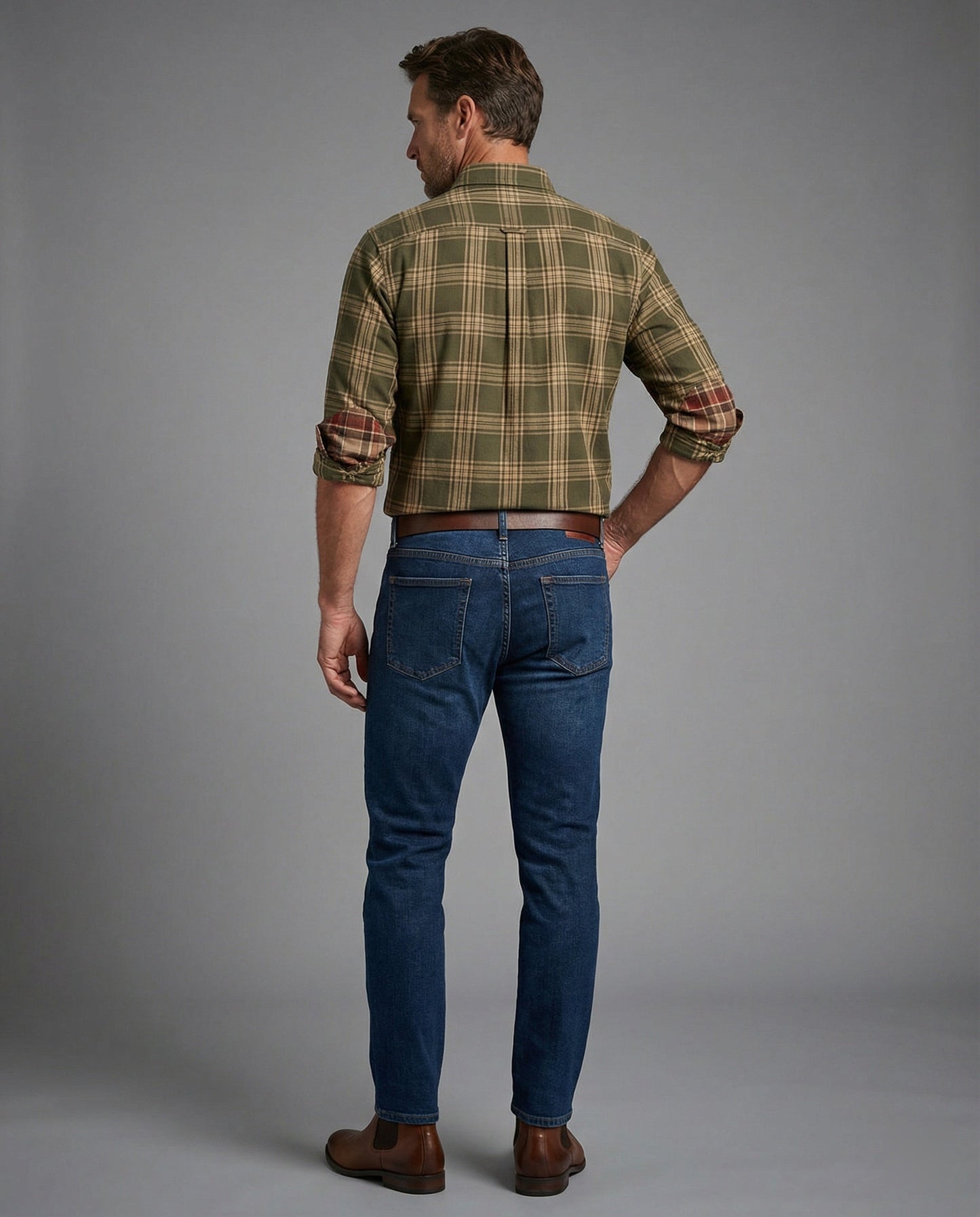 Camicia Uomo in Flanella Manica Lunga