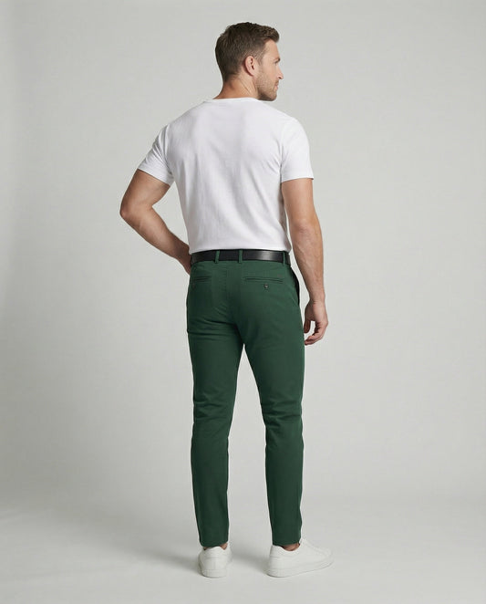 Pantaloni Chino Uomo Slim Fit Comodi - Brentozzi