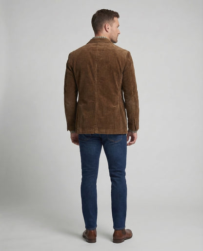 Completo Blazer Uomo in Velluto a Coste Stile Vintage