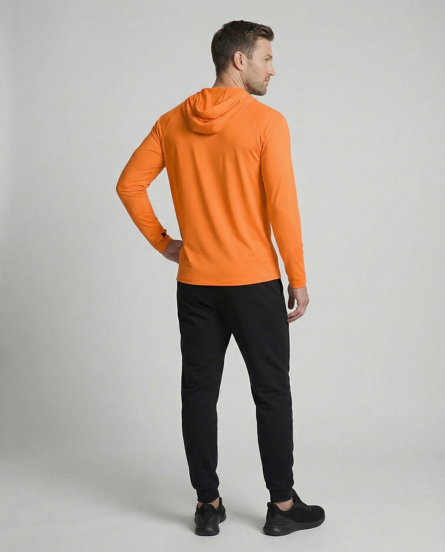 Felpa Uomo Sportiva con Cappuccio Regular Fit