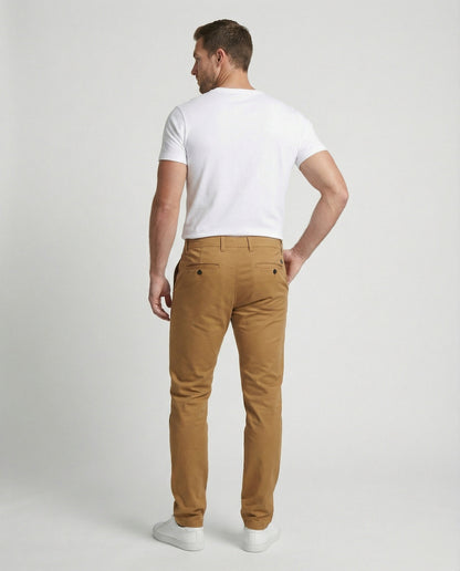 Pantaloni Chino Uomo Slim Fit Moderni