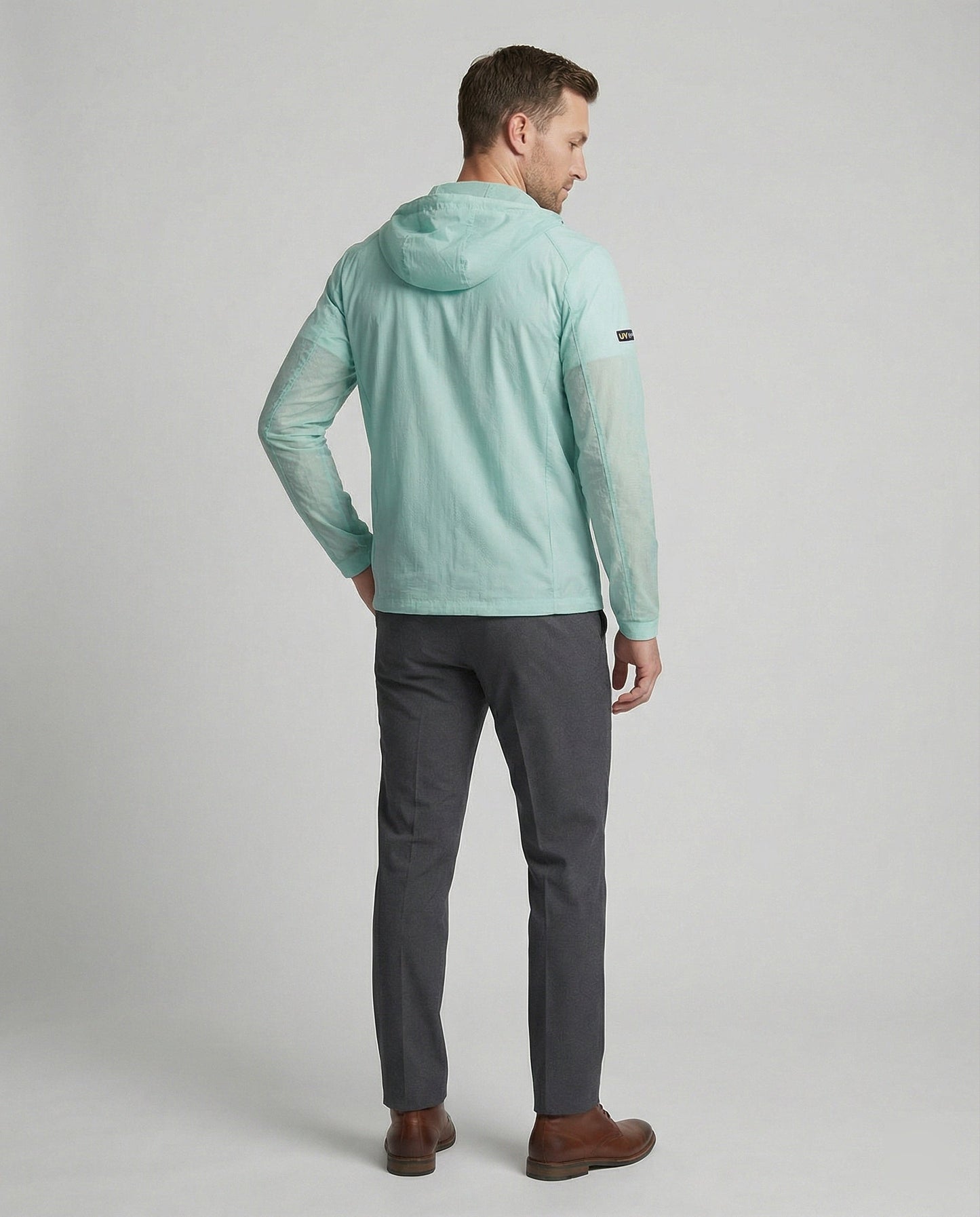 Giacca Leggera Uomo Traspirante con Zip