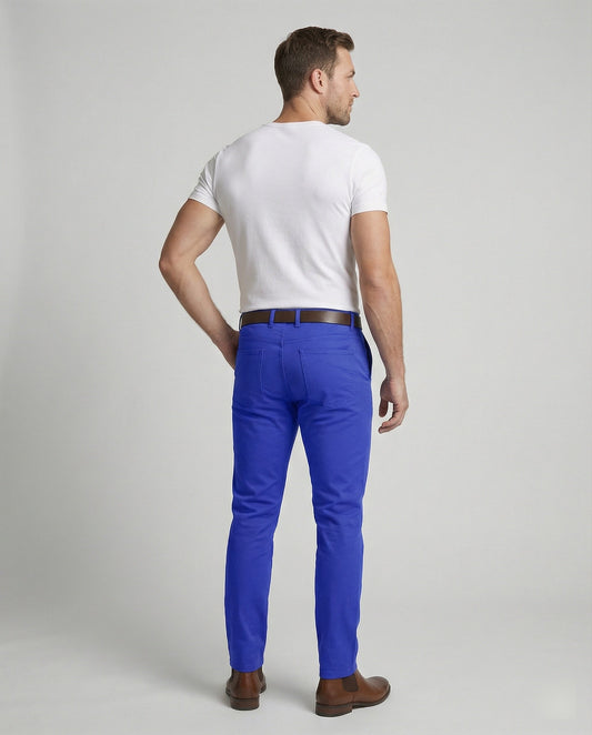 Pantaloni Uomo Slim Fit Elastici Casual - Brentozzi