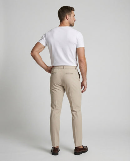 Pantaloni Chino Uomo Slim Fit con Stretch