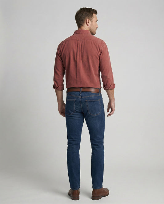 Camicia Uomo Manica Lunga Classica con Taschino - Brentozzi