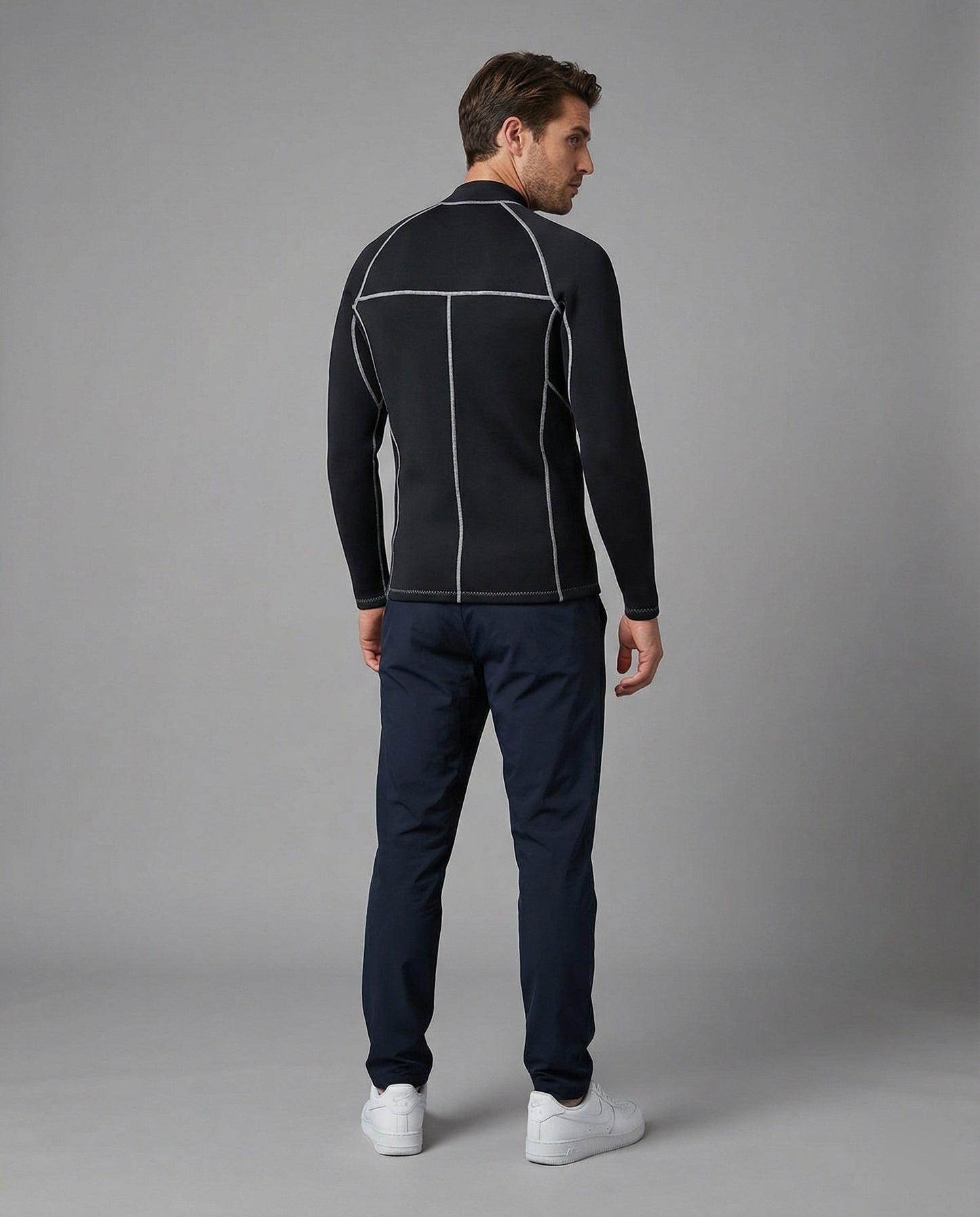 Maglia Compressione Uomo Manica Lunga Sportiva