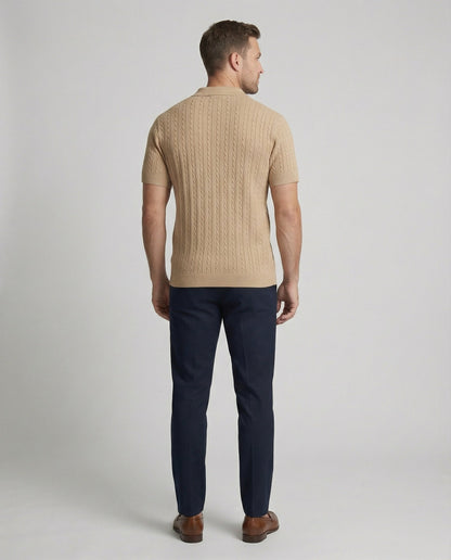 Maglia Uomo Manica Corta in Maglia Leggera - Brentozzi