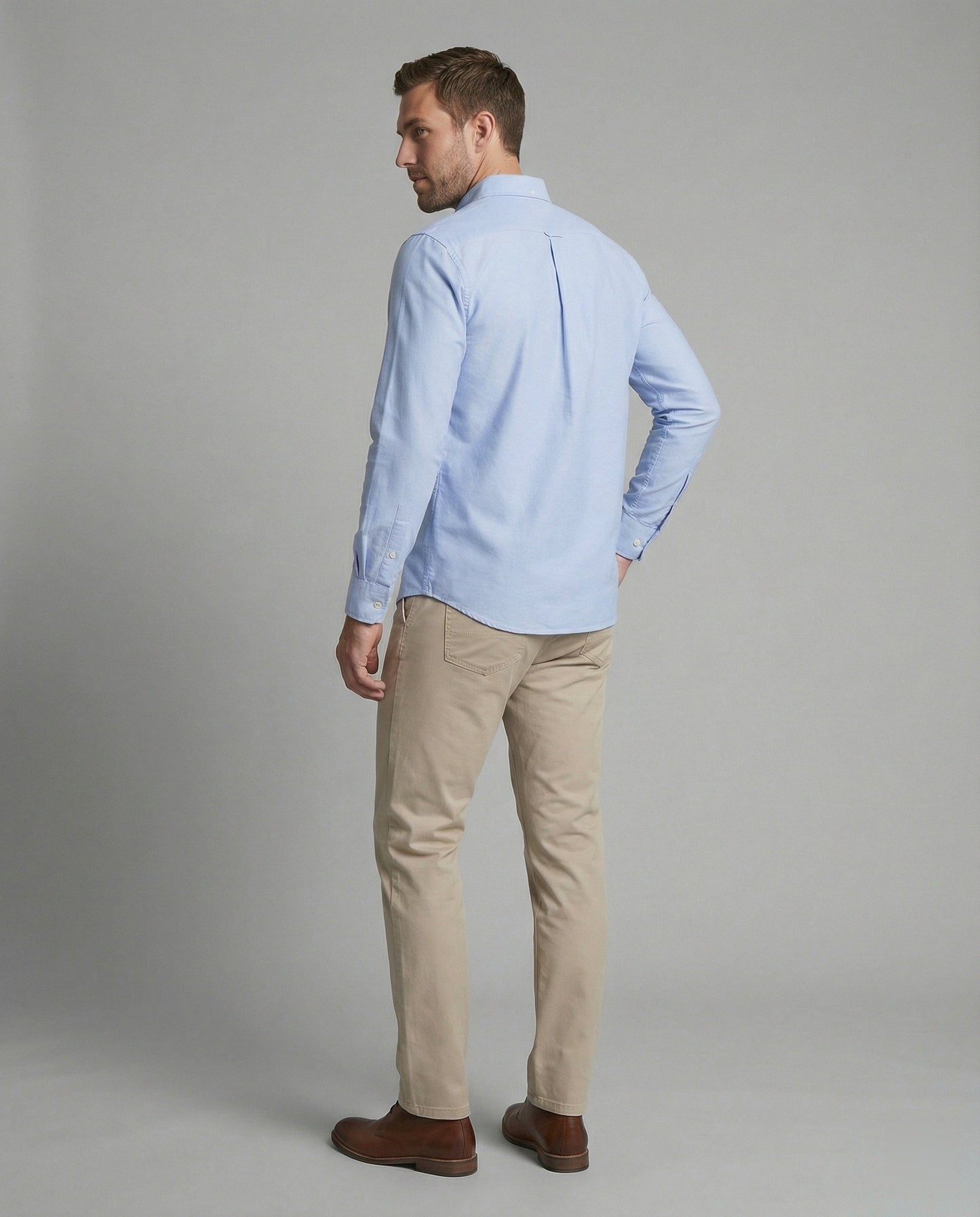 Camicia Oxford Uomo Slim Fit