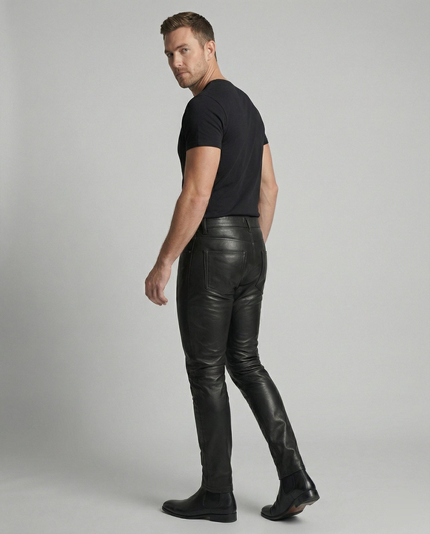 Pantaloni Uomo Slim Fit Sagomati