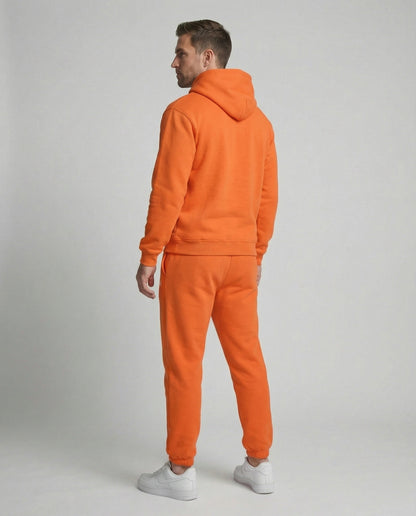 Tuta Jogging Uomo Felpa con Cappuccio Pantaloni Comodi