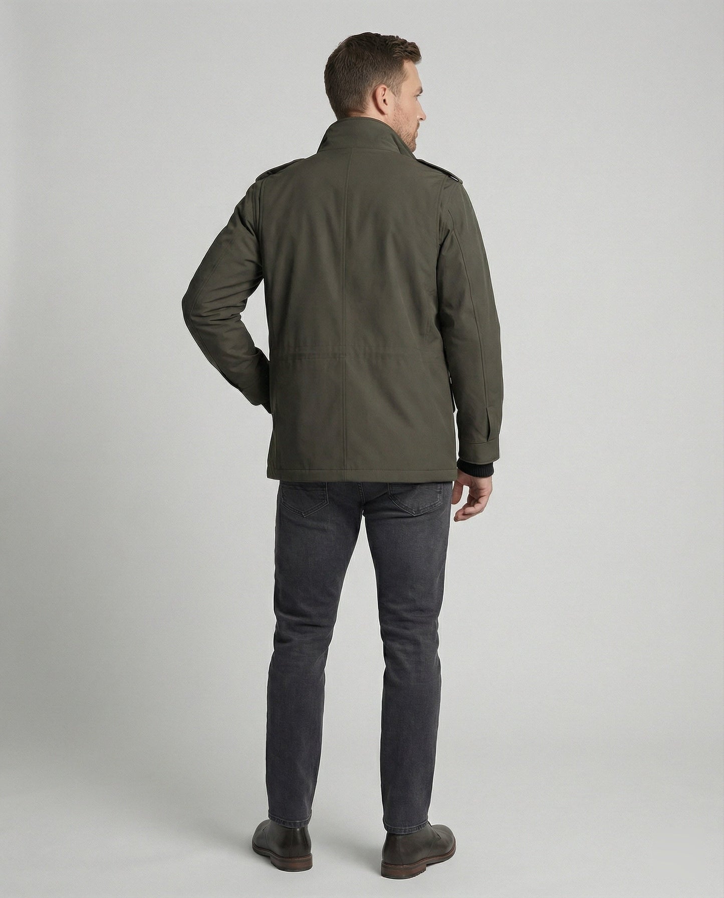 Giacca Utility Uomo Collo Alto - Brentozzi