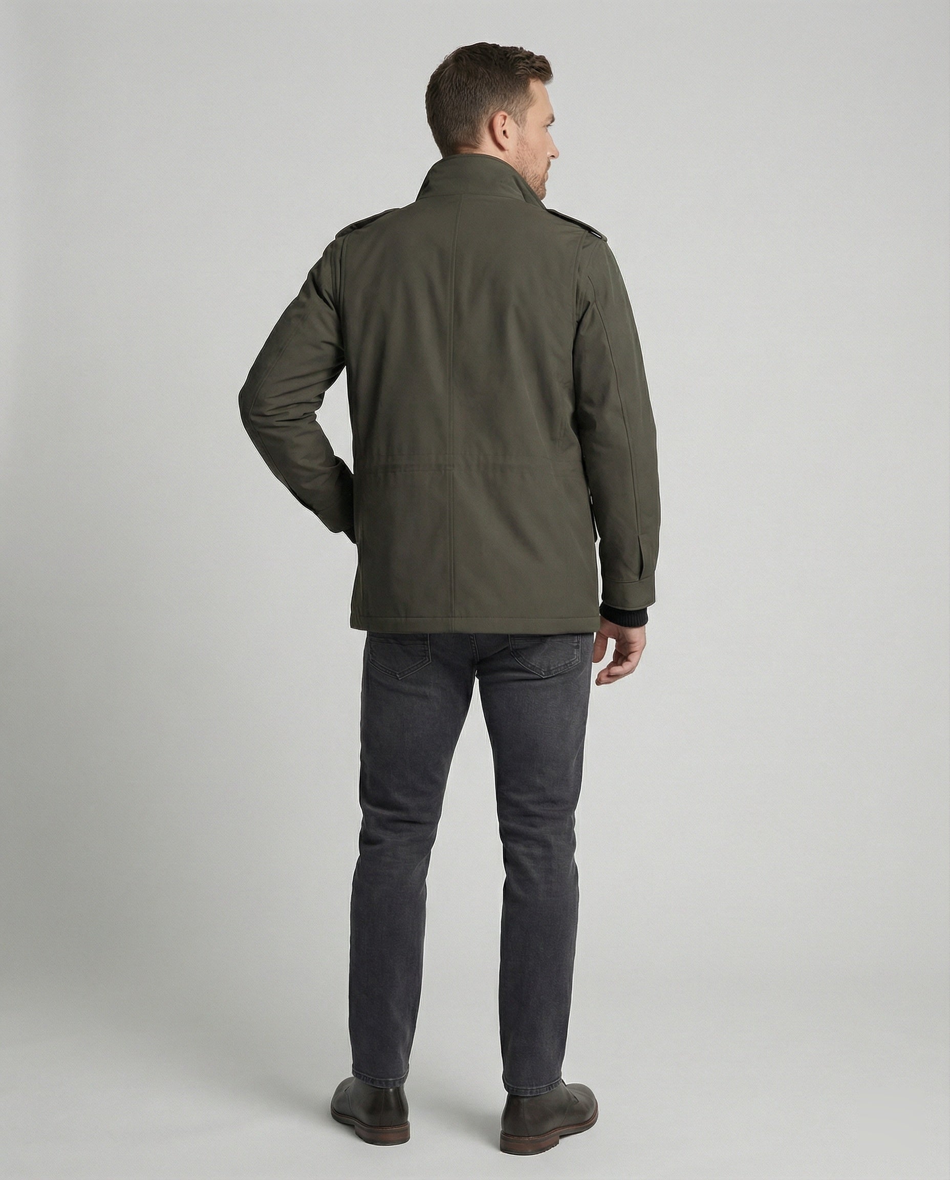 Giacca Utility Uomo Collo Alto - Brentozzi