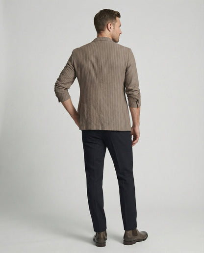 Giacca Uomo Slim Fit Spigata Estiva