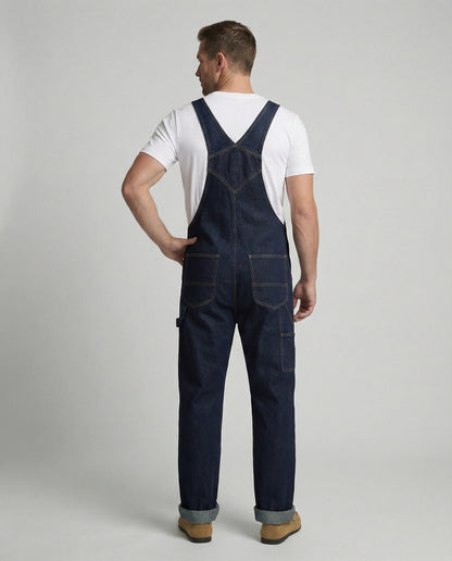 Salopette Uomo Jeans Denim Regular