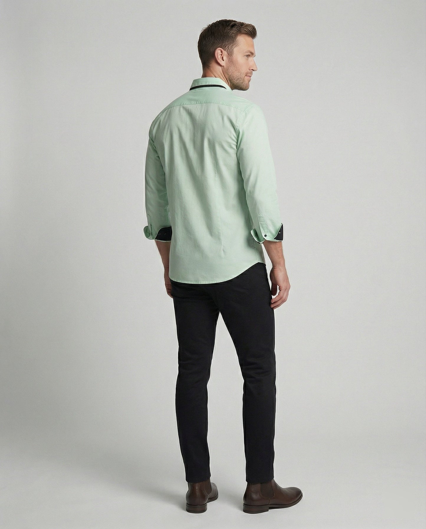 Camicia Uomo Business Manica Lunga Collo Kent