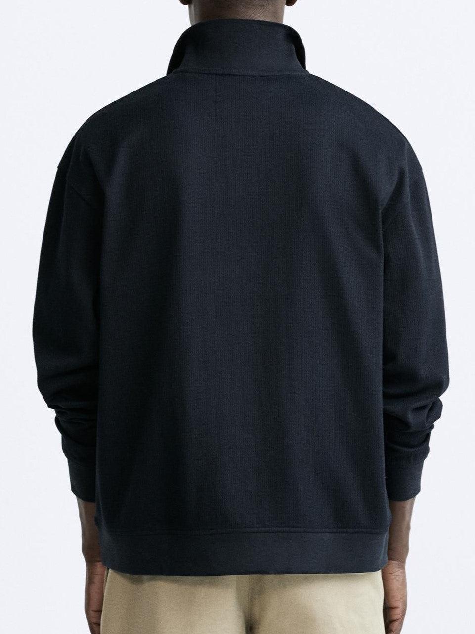 Maglione Uomo Collo Alto Stile Casual Elegante