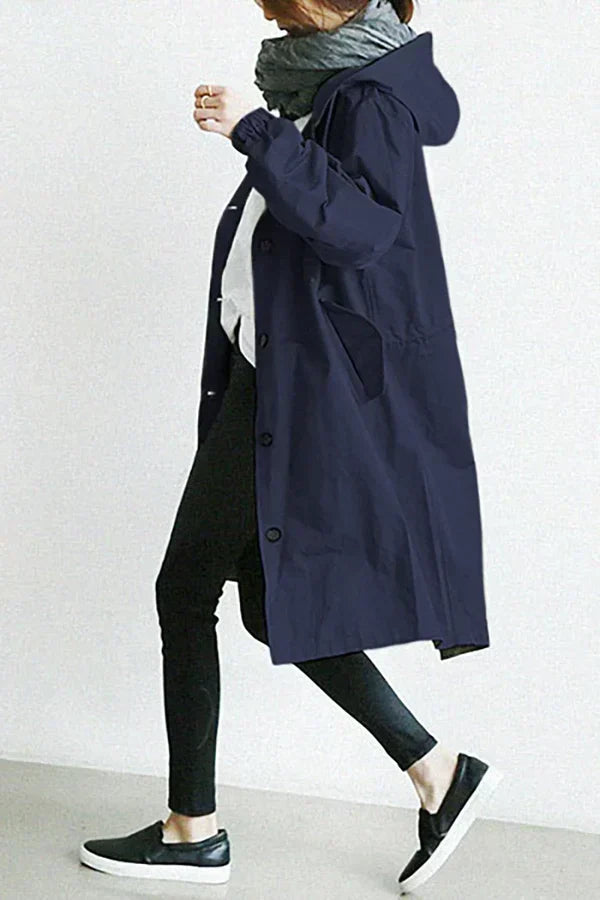 Giacca Antipioggia Donna Leggera Idrorepellente Slim