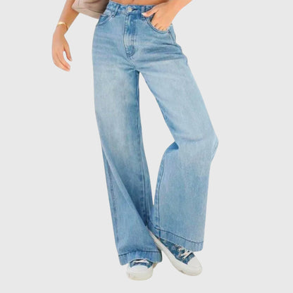 Jeans Baggy Donna Casual Vestibilità Ampia - Brentozzi