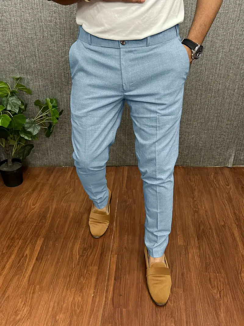 Pantaloni Uomo Mezzo Formali Taglio Classico