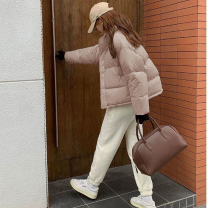Giacca Imbottita Donna Collo Alto Slim