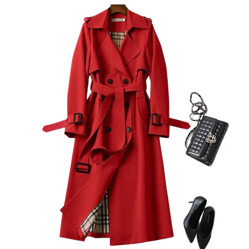 Trenchcoat Donna Leggero Classico Stile Elegante