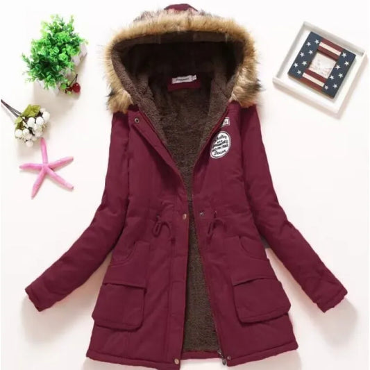 Parka Donna Invernale con Cappuccio Regular Fit - Brentozzi