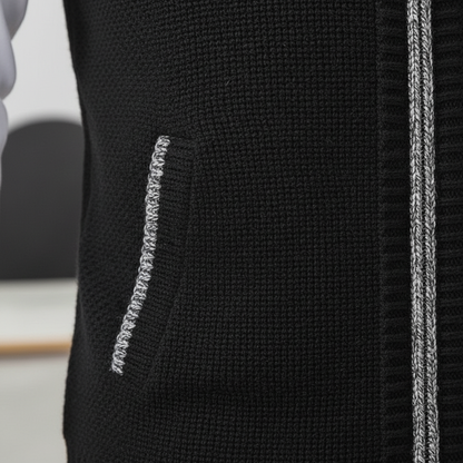 Gilet Uomo Maglia Strutturata Senza Maniche