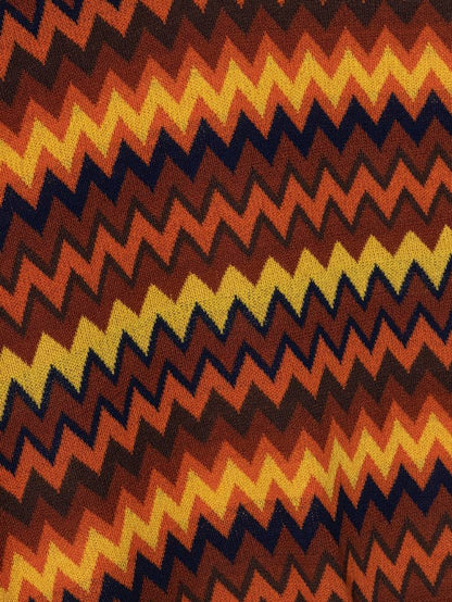 Maglione Donna Retro Motivo Zigzag Vestibilità Classica
