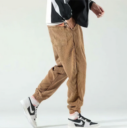 Pantaloni Uomo Taglio Largo Vestibilità Regolare