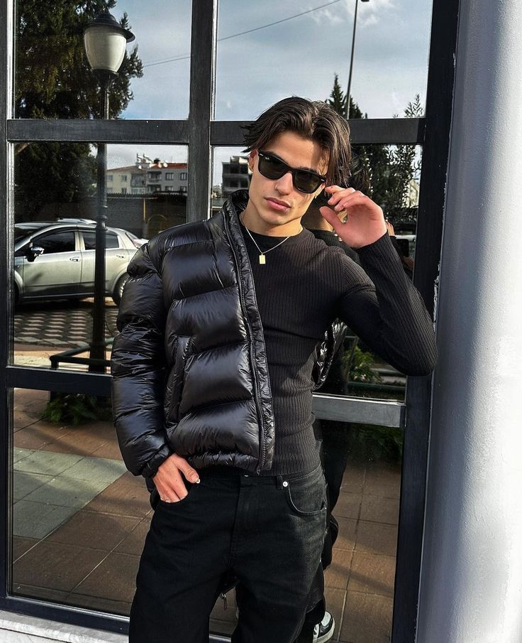 Giacca Uomo Invernale Imbottita Foderata Sherpa