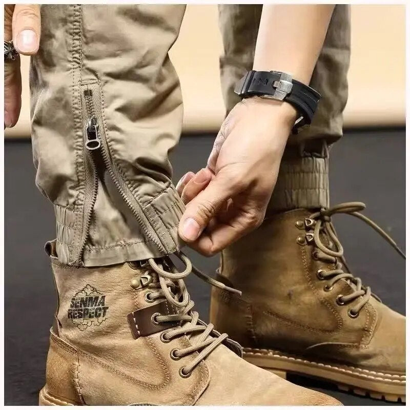 Pantaloni Cargo Uomo Resistenti Lunghezza Regolare