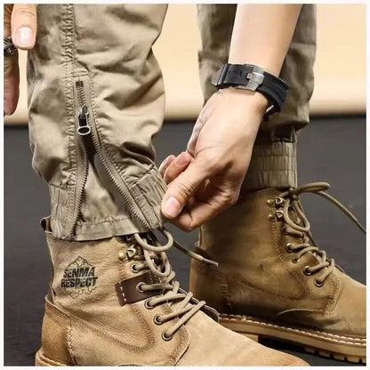Pantaloni Cargo Uomo Resistenti Lunghezza Regolare