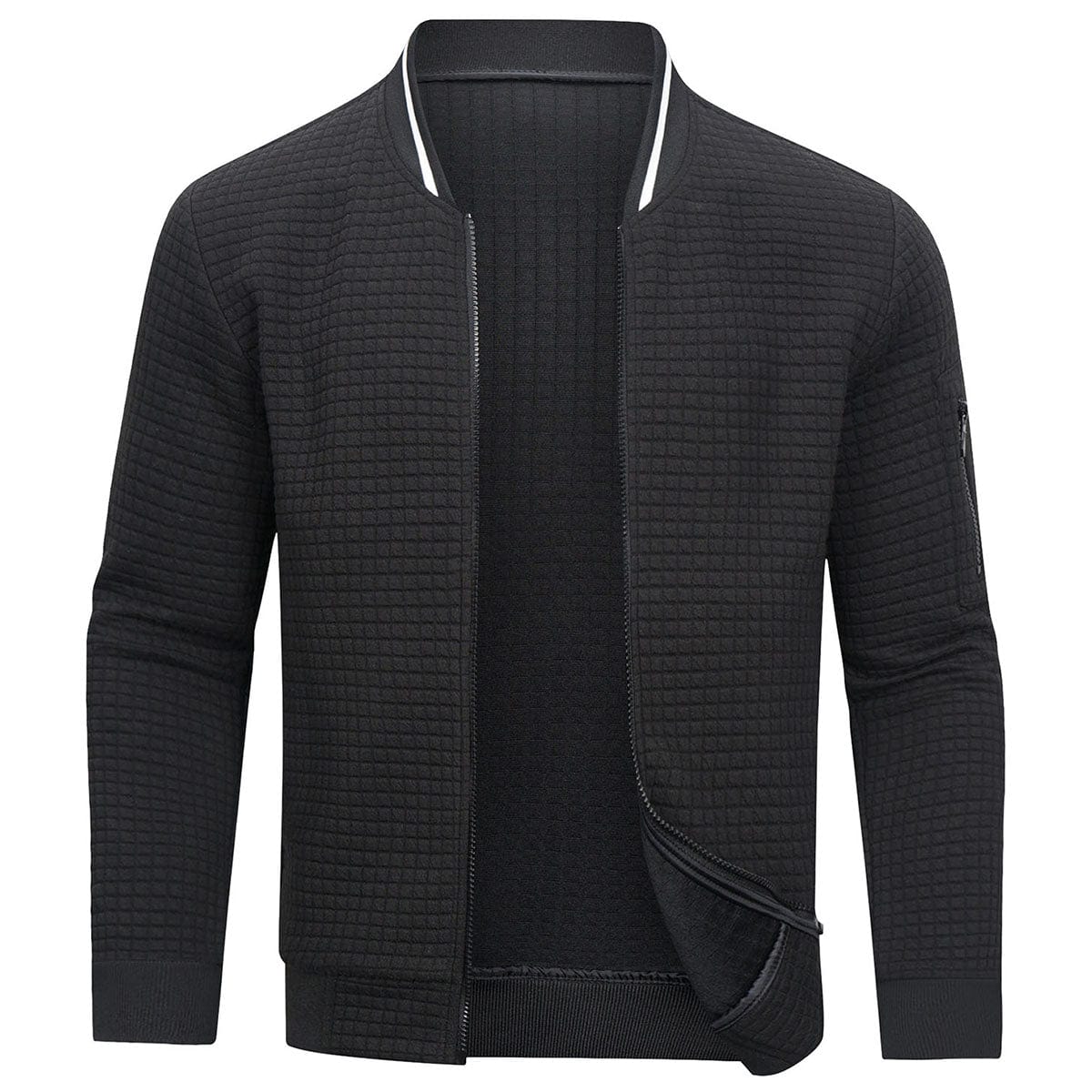 Giacca Bomber Uomo Leggera Imbottita con Zip