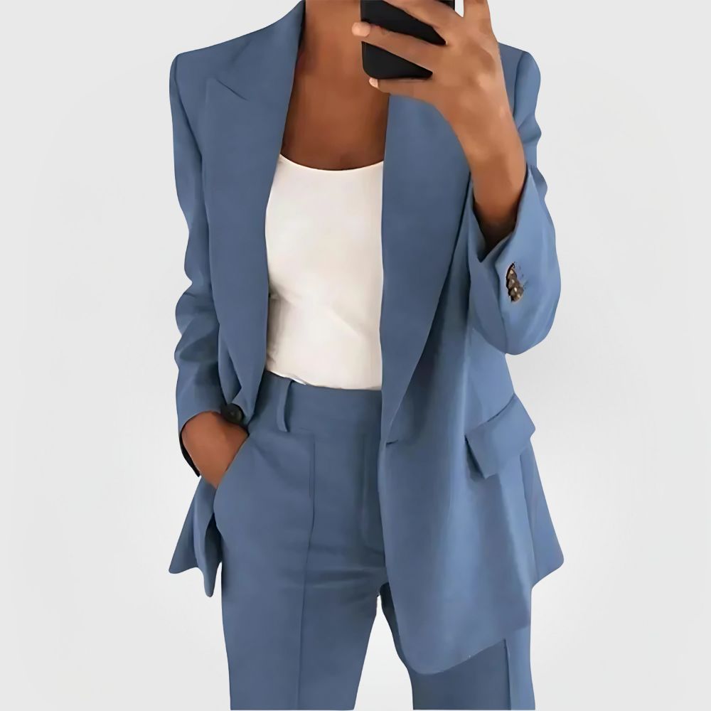 Completo Donna Blazer e Pantaloni Eleganti Slim Fit - Brentozzi
