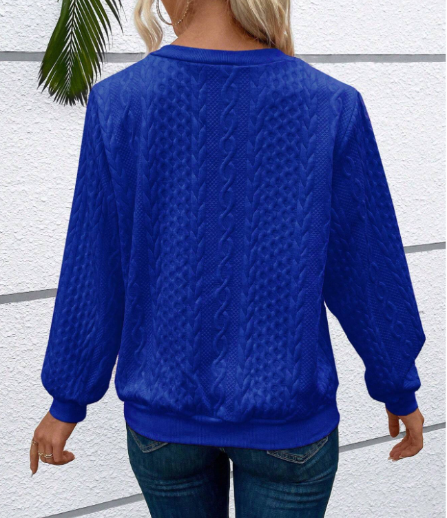 Maglione Donna con Zip Tessuto Morbido Stagionale