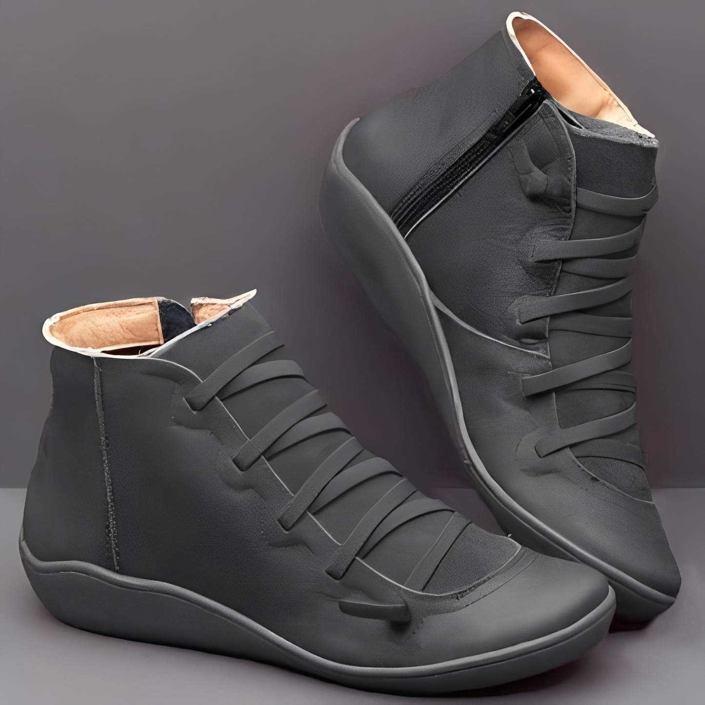 Stivaletto Donna Elegante Tacco Medio Classico